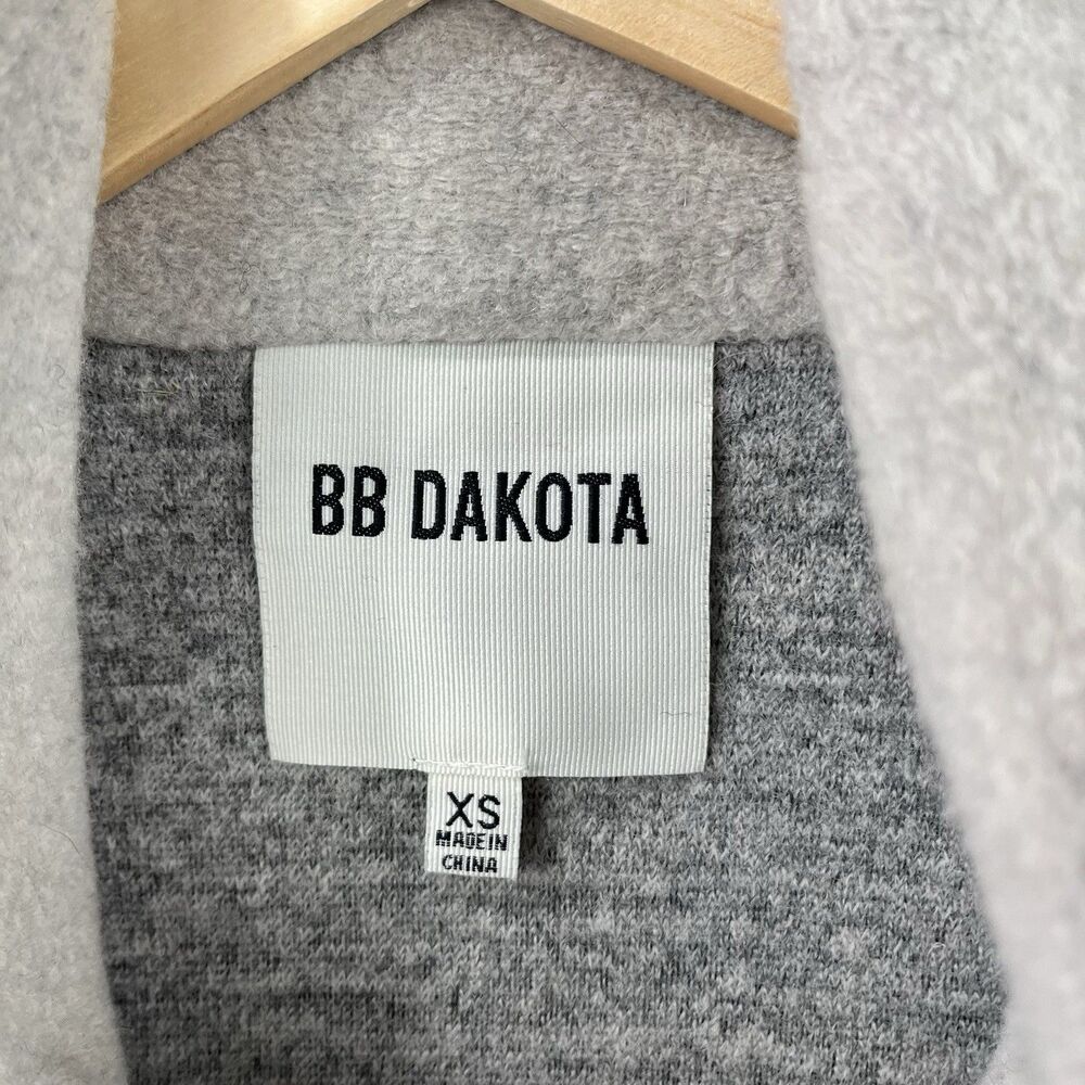 BB Dakota Wool Blend Draped Open Front Coat Jacket Women’s XS Ombre Stretch - Picture 4 of 11